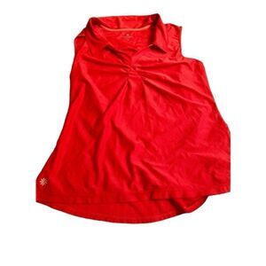 Athleta Red Sleeveless Tunic